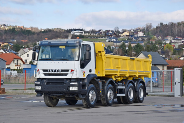 IVECO TRAKKER 410 * Wywrotka 6,00 m + BORDMATIC * 8x4 * STAN BDB