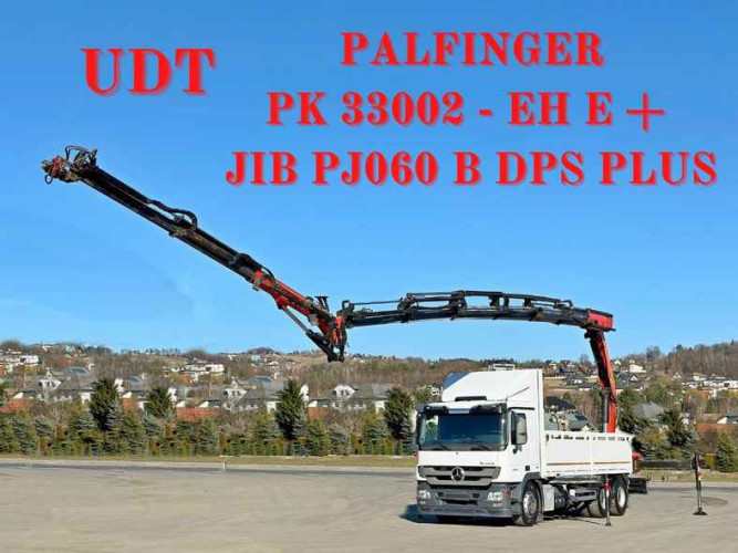 Mercedes Actros 2636 * PK 33002 -EH E + JIB PJ 060B DPS PLUS + PILOT/ 6x4