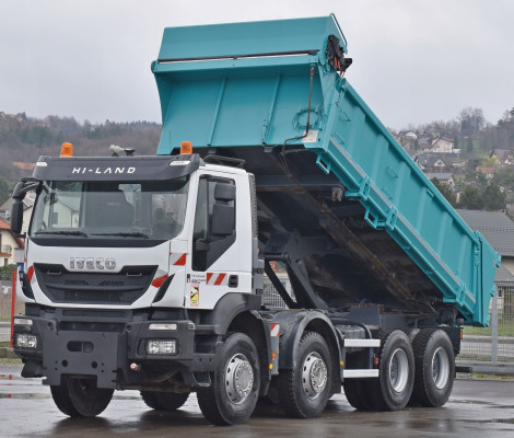 Iveco TRAKKER 450 * WYWROTKA 5,80 m + BORDMATIC / 8x4